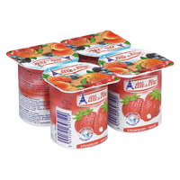 Yaourt Uht Fraise Elle&Vivre 4 x 125 g